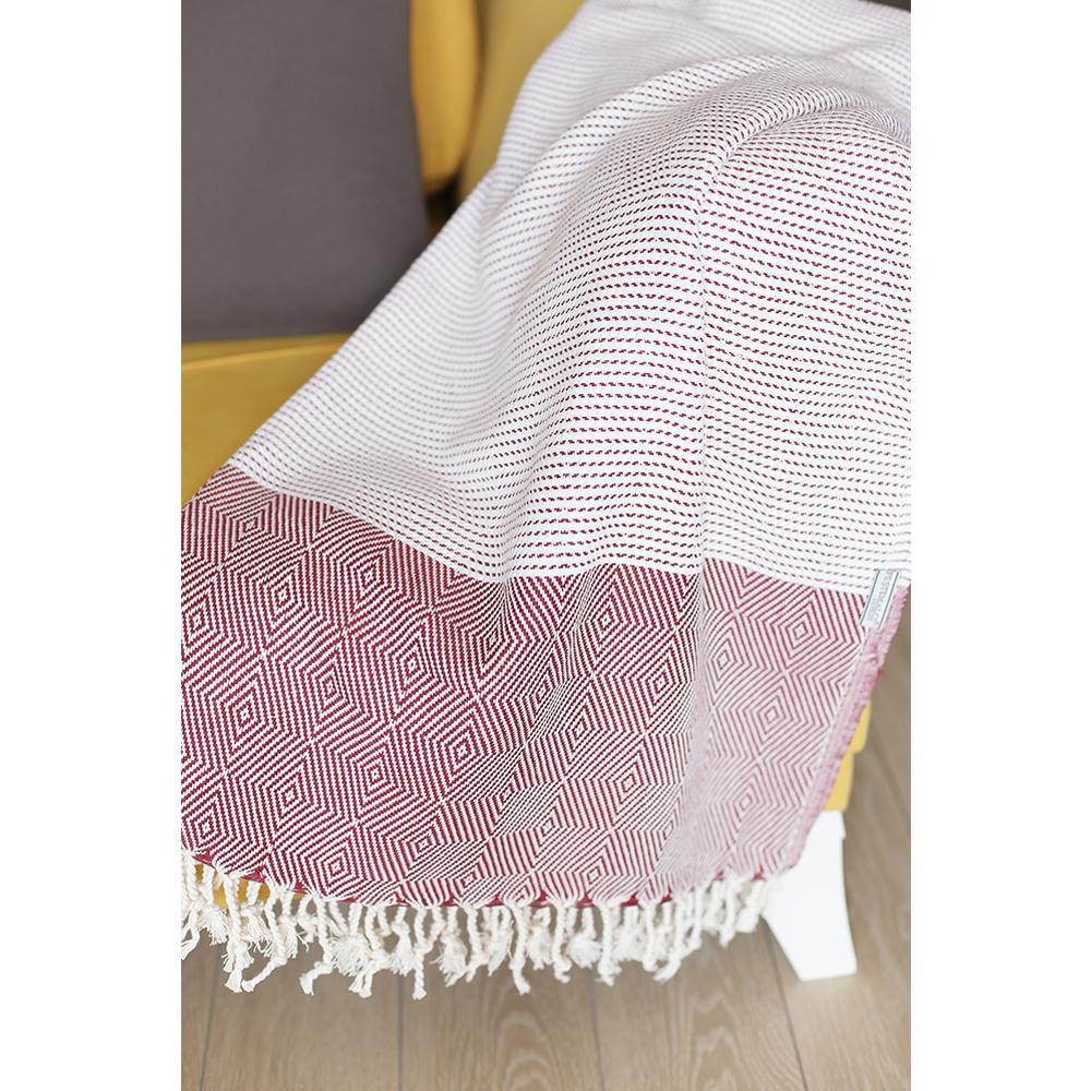 Red Turkish Throw Blanket