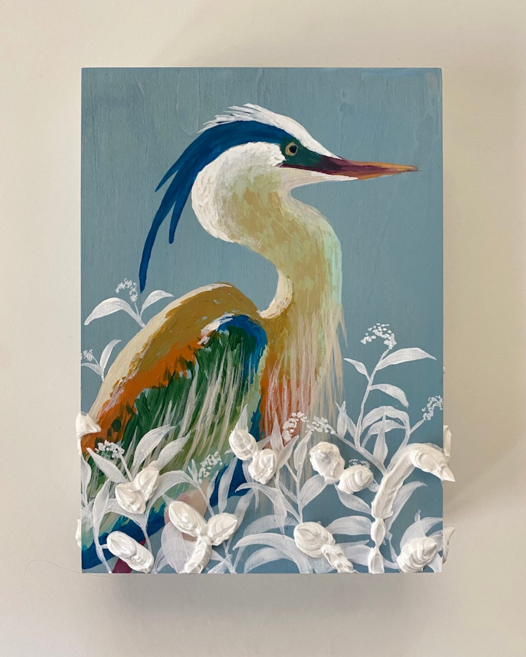 The Ashley by Madison Cromley is a 5 x 7 acrylic painting on a 1.5 in. deep wooden panel