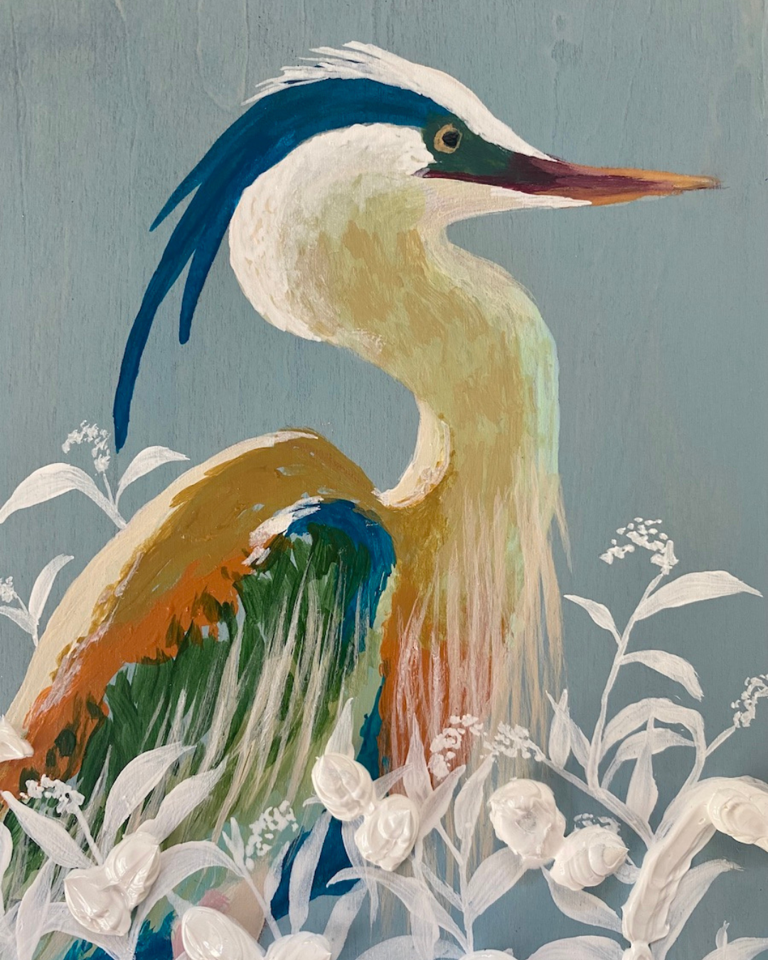The Ashley by Madison Cromley is a 5 x 7 acrylic painting on a 1.5 in. deep wooden panel