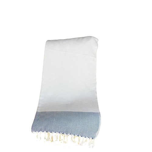 Blue and White Turkish Throw