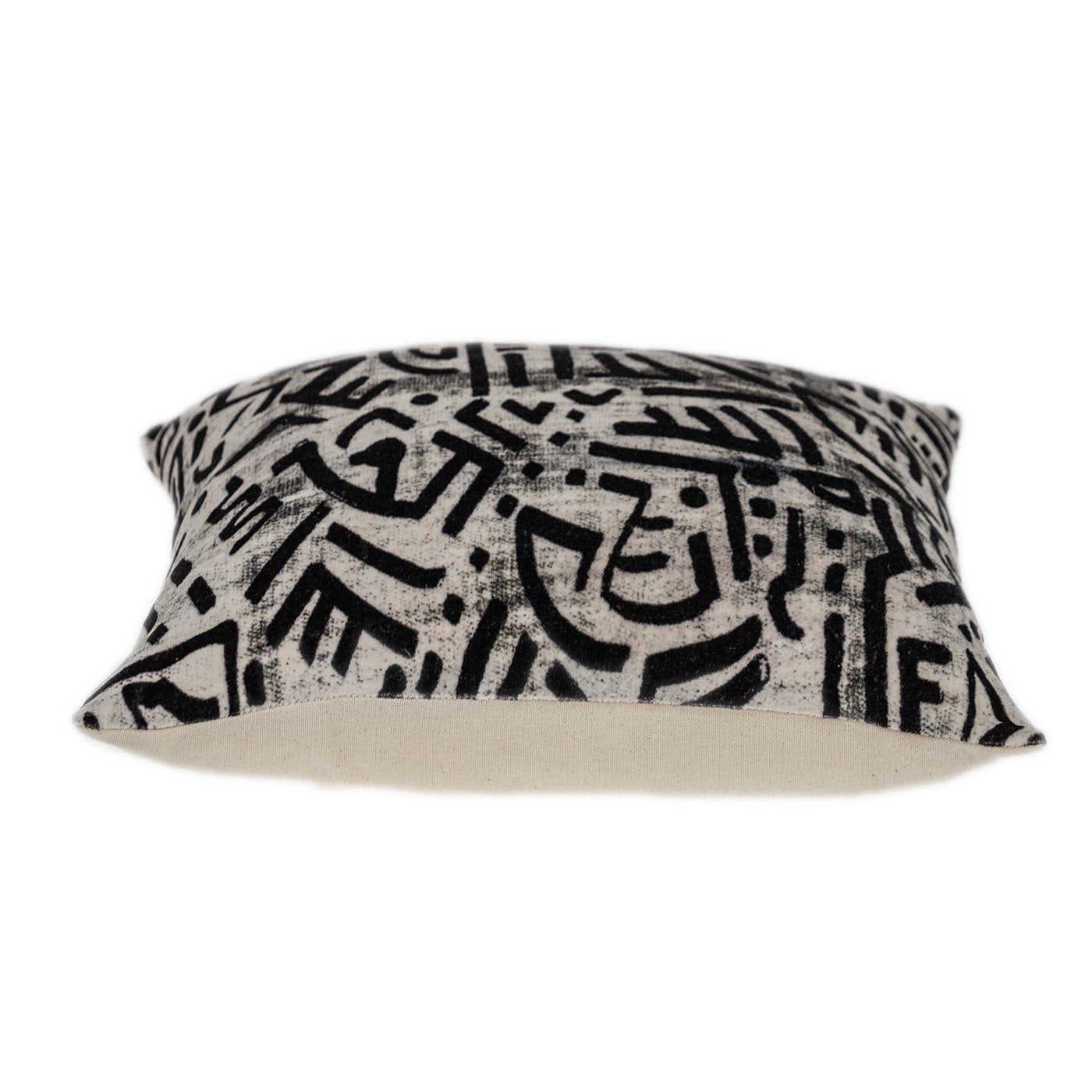 Abstract Velvet Throw Pillow