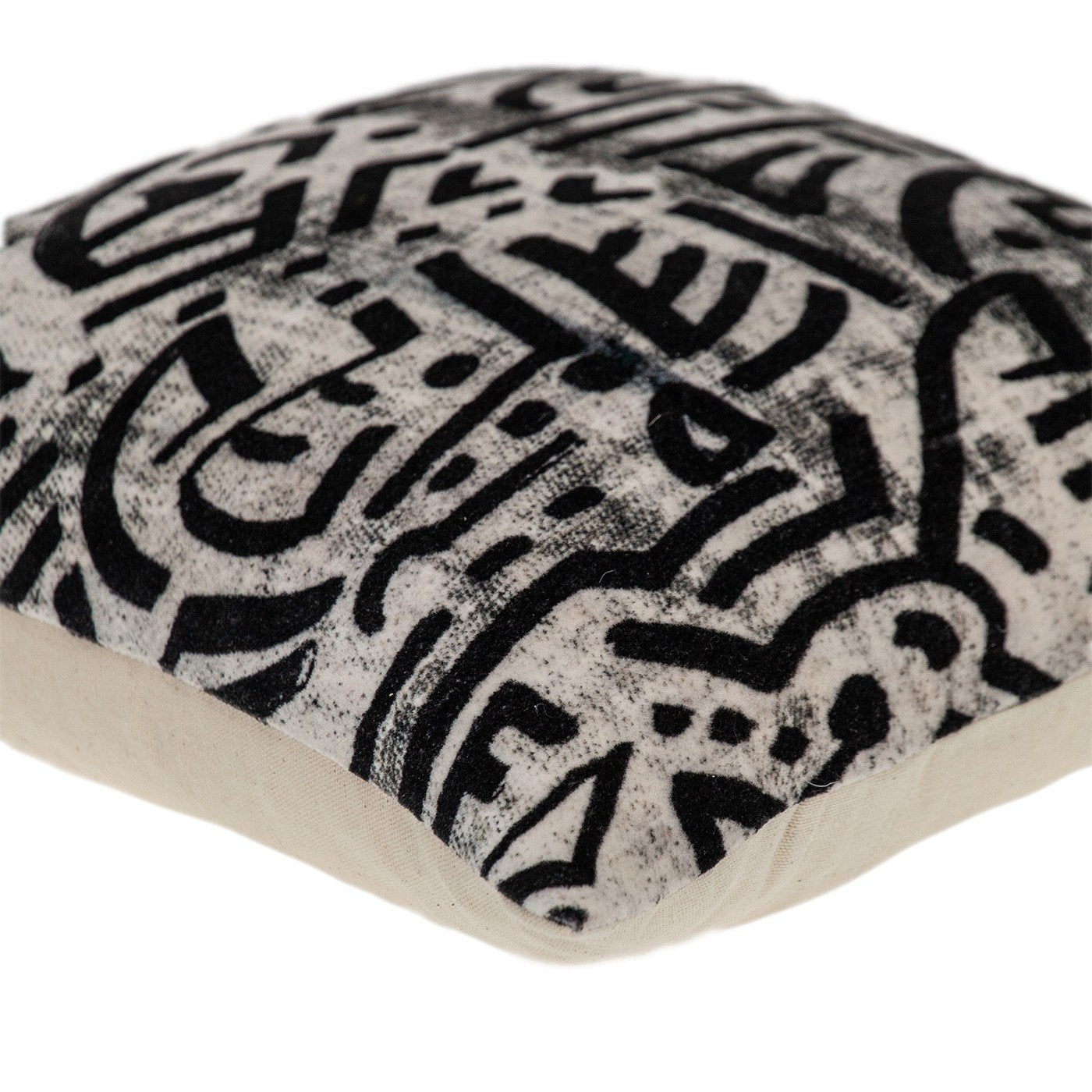 Abstract Velvet Throw Pillow