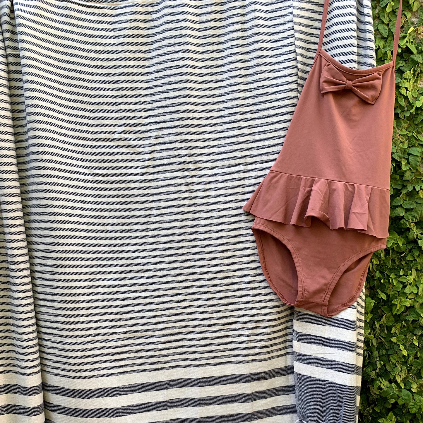 Fethiye Blue Striped Blanket